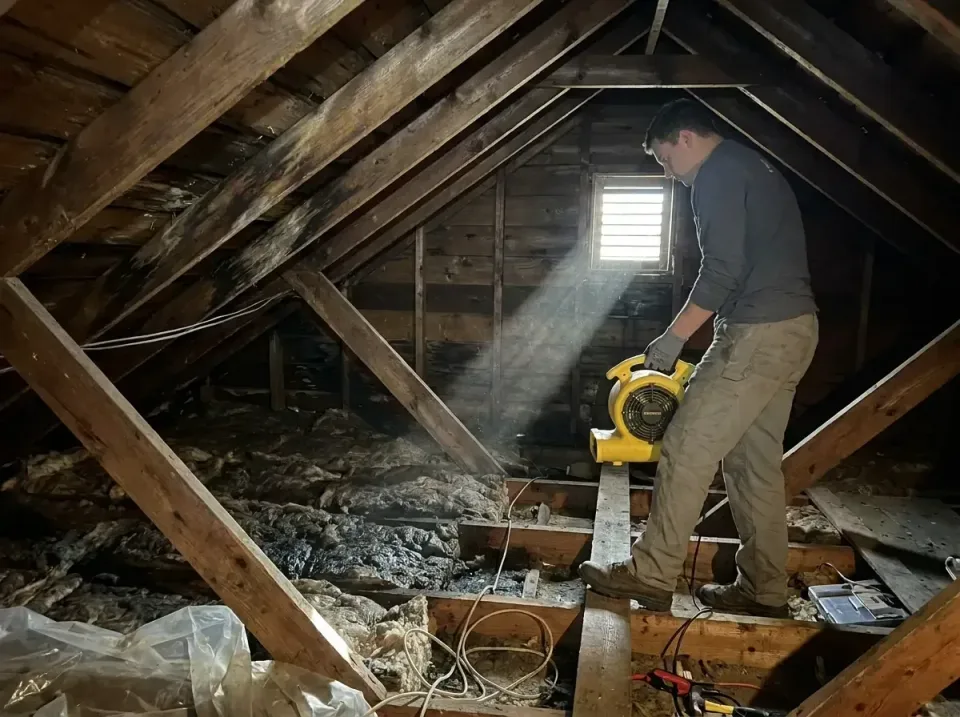 attic-water-damage-drying-proc-007 — frequently asked questions, Emergency Water Extraction & 24/7 Flood Response in Twin Fa…